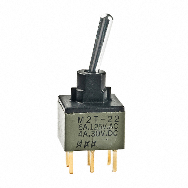 M2T22SA5A03 NKK Switches                                                                    SWITCH TOGGLE DPDT 6A 125V