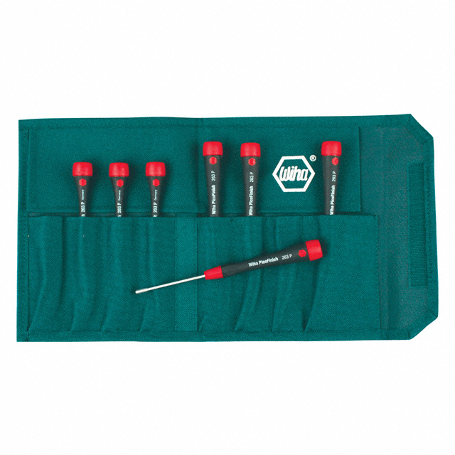 26393 Wiha                                                                    SCREWDRIVER SET HEX W/POUCH 7PC