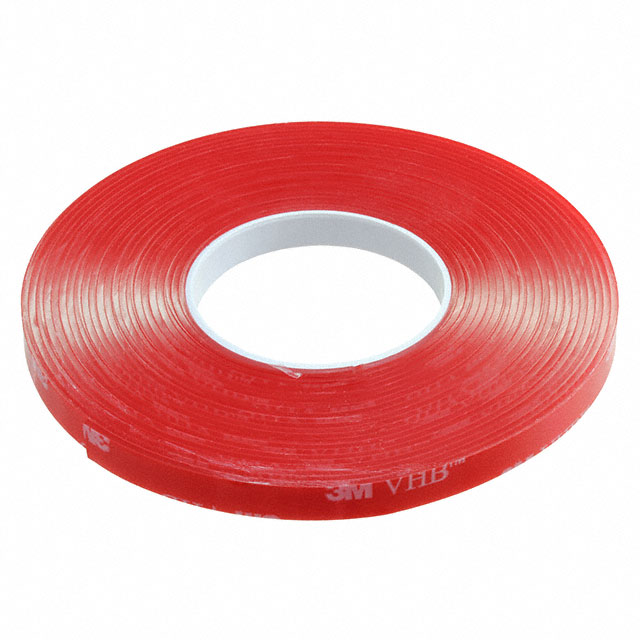 0.25-5-4910 3M (TC)                                                                    TAPE DBL COATED CLEAR 1/4