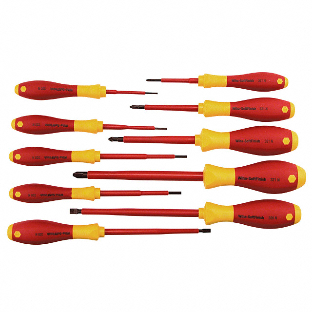 32093 Wiha                                                                    SCREWDRIVER SET PHIL/SLOT 10PC