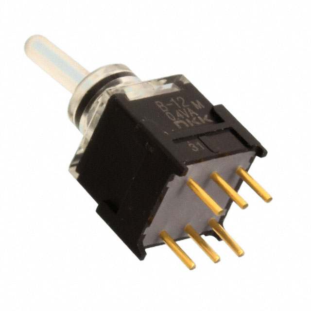 B12JJPF NKK Switches                                                                    SWITCH TOGGLE SPDT 0.4VA 28V