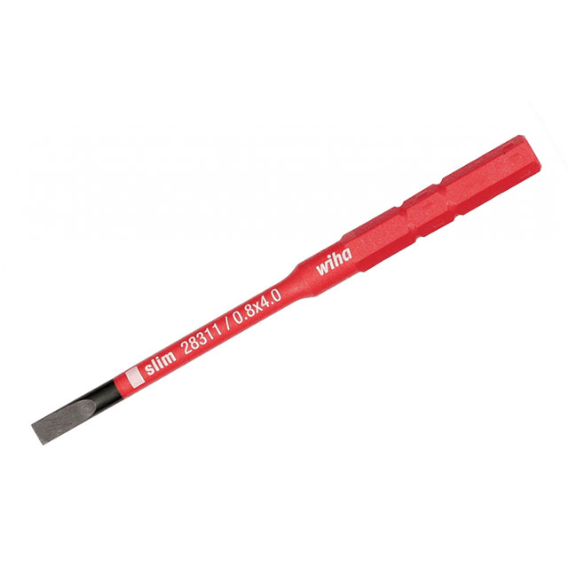 28312 Wiha                                                                    INSULATED SLIMLINE SLOTTED BLADE