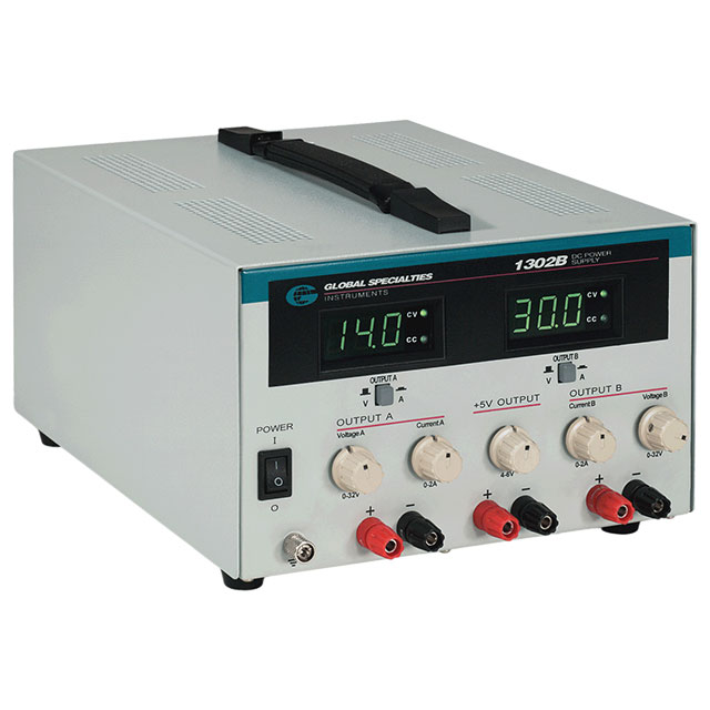 1302B Global Specialties                                                                    TRIPLE OUTPUT DC POWER SUPPLY