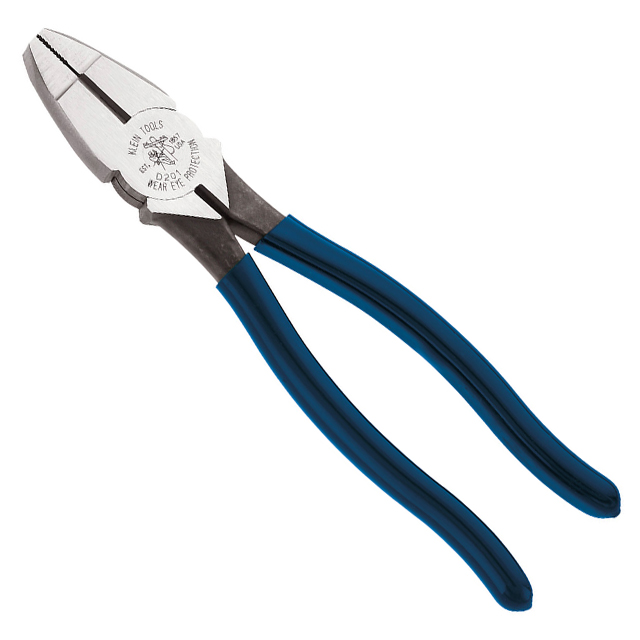 D201-9NE Klein Tools, Inc.                                                                    PLIERS COMBO FLAT NOSE 9.38