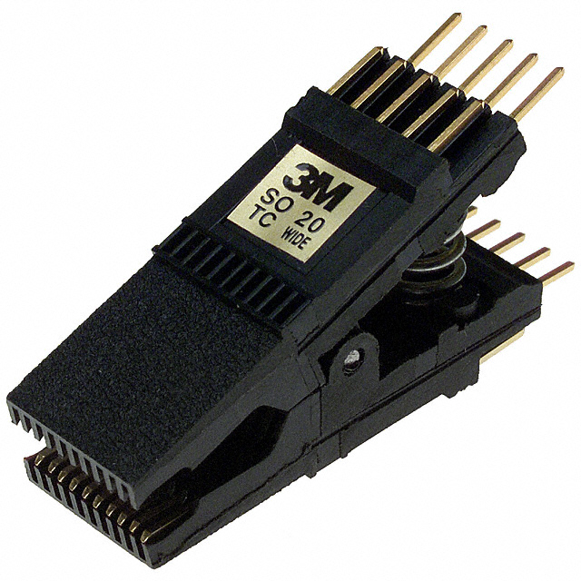 923665-20 3M                                                                    20-PIN TEST CLIP GOLD SOIC .30