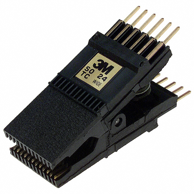 923665-24 3M                                                                    24-PIN TEST CLIP GOLD SOIC .30