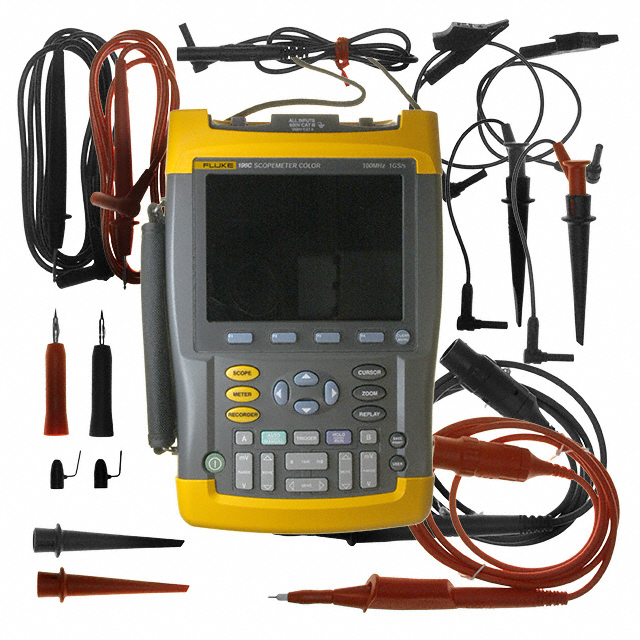 FLUKE-196C/003 Fluke Electronics                                                                    SCOPEMETER 100MHZ COLOR USA