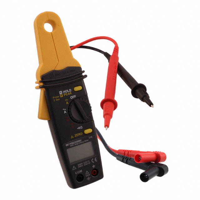 316 B&K Precision                                                                    CLAMP METER MINI AC/DC 80-100A