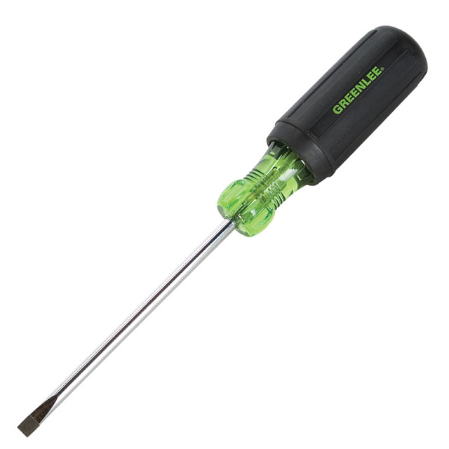 0153-21C Greenlee Communications                                                                    SCREWDRIVER SLOTTED 3/16