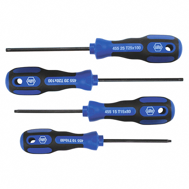 45596 Wiha                                                                    SCREWDRIVER SET TORX 4PC