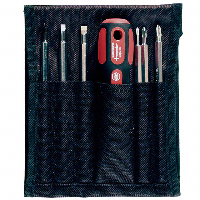 48190 Wiha                                                                    BLADE SET PHIL/SLOT W/POUCH 4PC