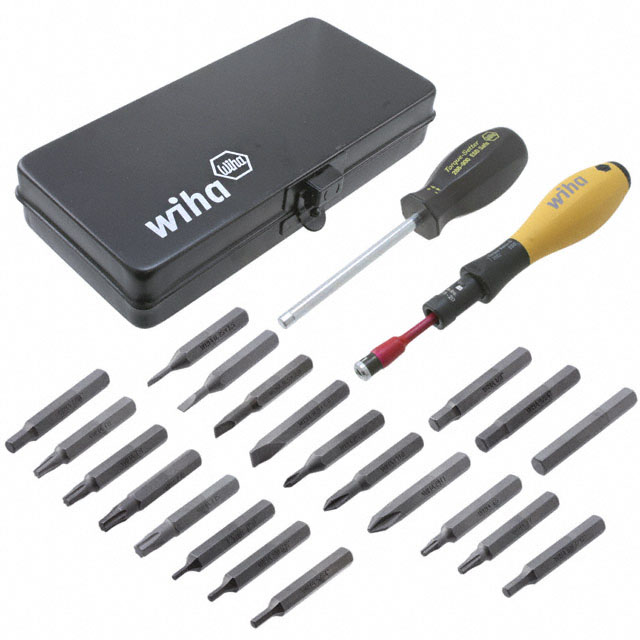 28592 Wiha                                                                    BIT SET ASSORT W/CASE 24PC