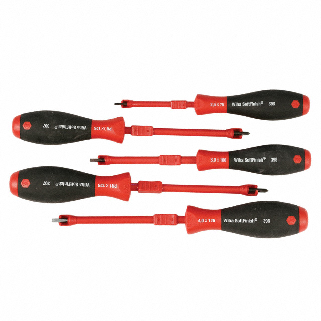 39892 Wiha                                                                    SCREWDRIVER SET PHIL/SLOT 5PC