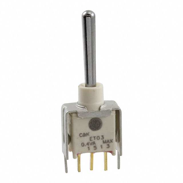 ET03S1D1V3BE C&K                                                                    SWITCH TOGGLE SPDT 0.4VA 20V