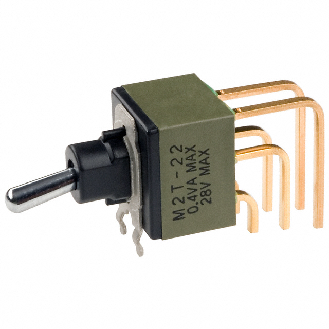 M2T22S4A5G40 NKK Switches                                                                    SWITCH TOGGLE DPDT 0.4VA 28V