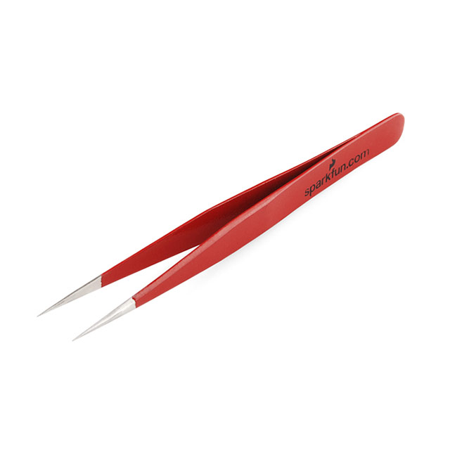 TOL-10603 SparkFun Electronics                                                                    TWEEZERS POINTED VERY FINE 4.72