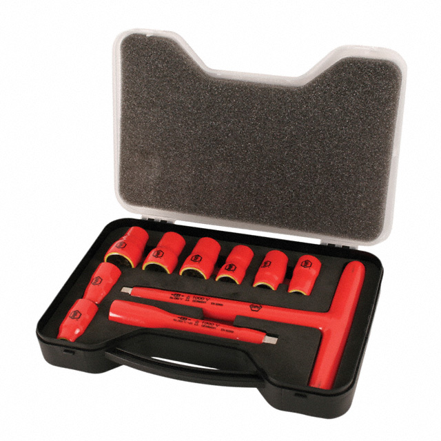 31496 Wiha                                                                    SOCKET SET W/HANDLE 3/8