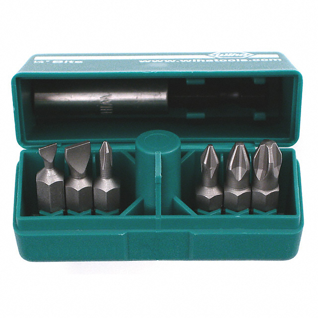 71198 Wiha                                                                    BIT SET PHIL/SLOT W/CASE 7PC