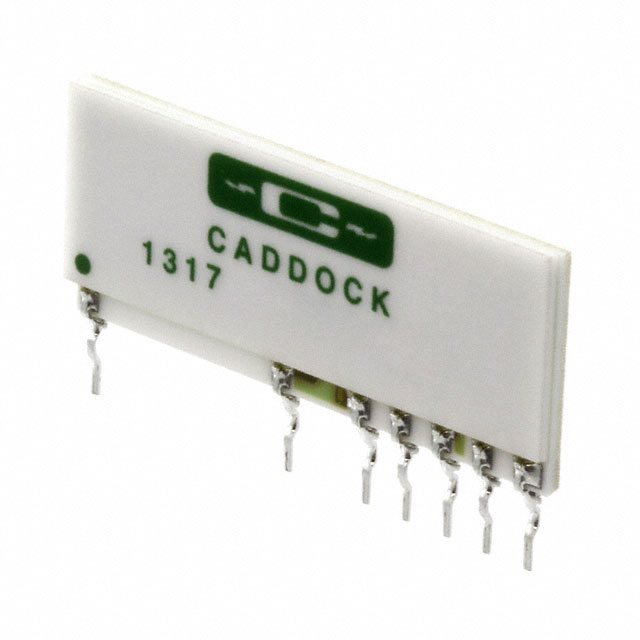 1776-C48 Caddock Electronics Inc.                                                                    RES NETWORK 5 RES MULT OHM 12SIP