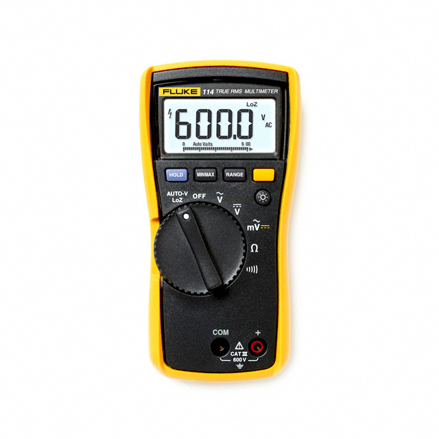 FLUKE-114 Fluke Electronics                                                                    MULTMETR ELEC DMM 6000CNT 600V