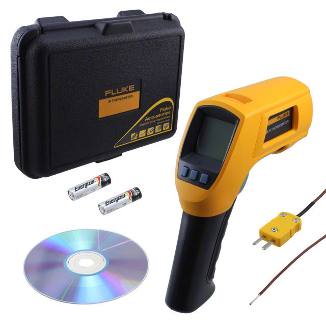 FLUKE-566 Fluke Electronics                                                                    THERMOMETER IR W/PROBE MENU& MEM