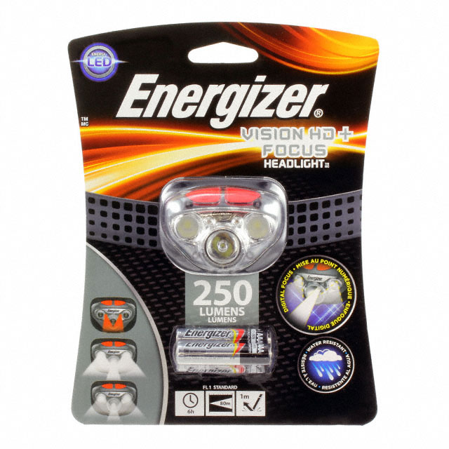 HDD32E Energizer Battery Company                                                                    HEADLIGHT LED 250LM AAA(3)