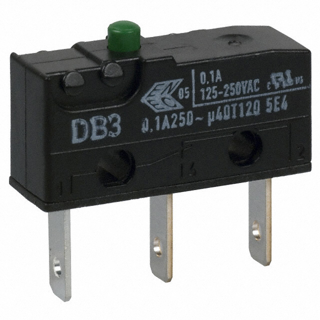 DB3CB1AA ZF Electronics                                                                    SWITCH SNAP ACT SPDT 100MA 125V