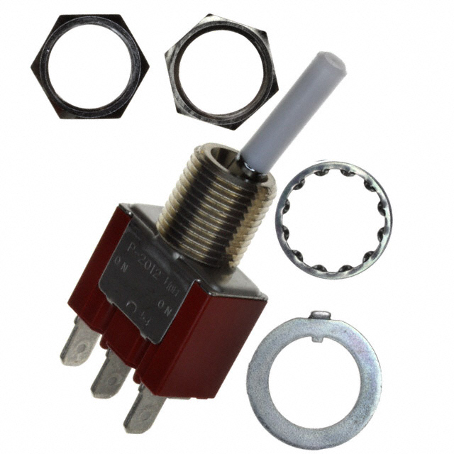 P2012DZ NKK Switches                                                                    SWITCH TOGGLE SPDT 10A 125V