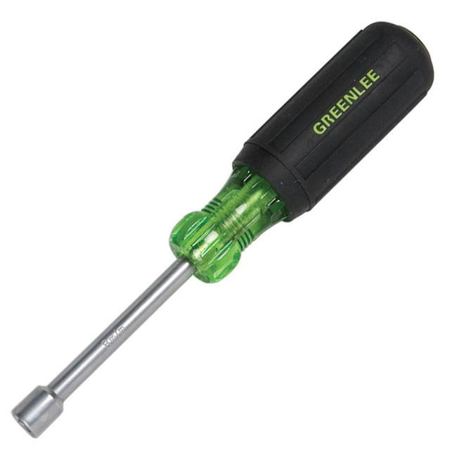 0253-37C Greenlee Communications                                                                    NUT DRIVER HEX SOCKET 8MM 7.32