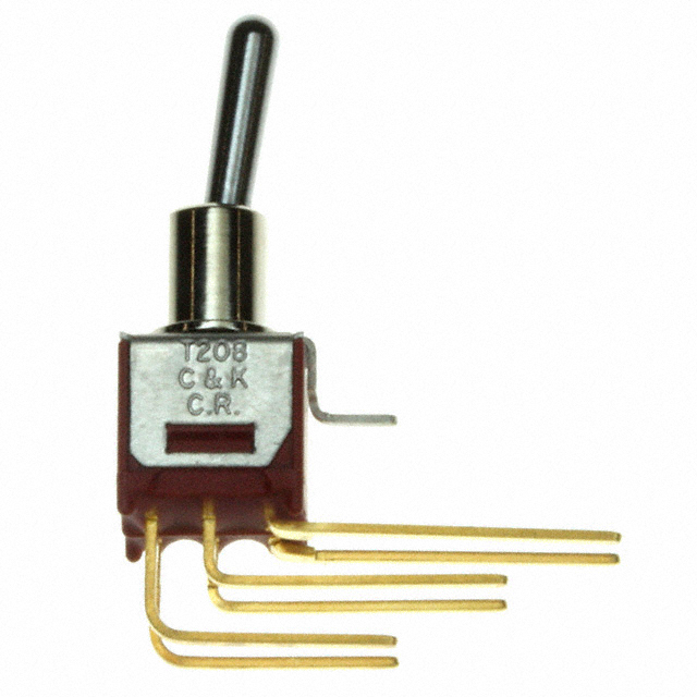 T208SH9AVBE C&K                                                                    SWITCH TOGGLE DPDT 0.4VA 20V