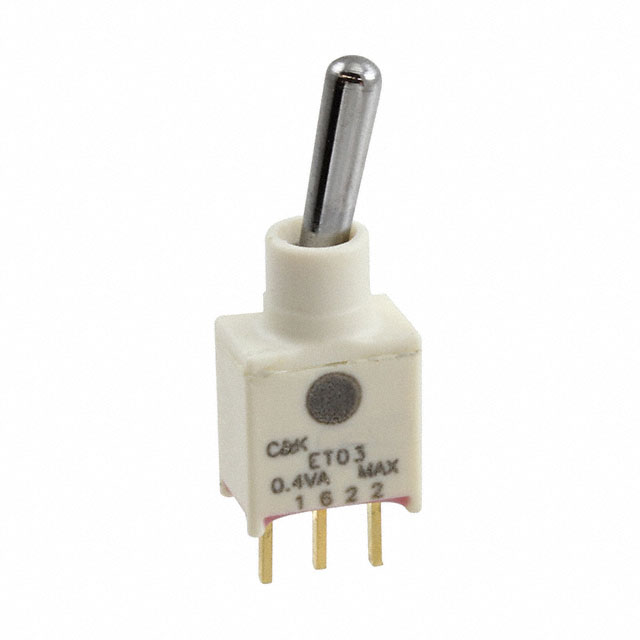 ET03LD1CBE C&K                                                                    SWITCH TOGGLE SPDT 0.4VA 20V