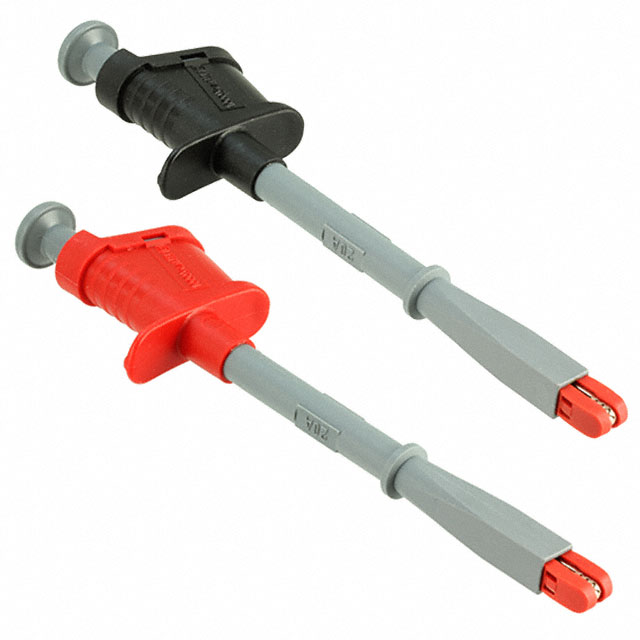 CT2966 Cal Test Electronics                                                                    RIGID ALLIGATOR CLIP SET - PAIR