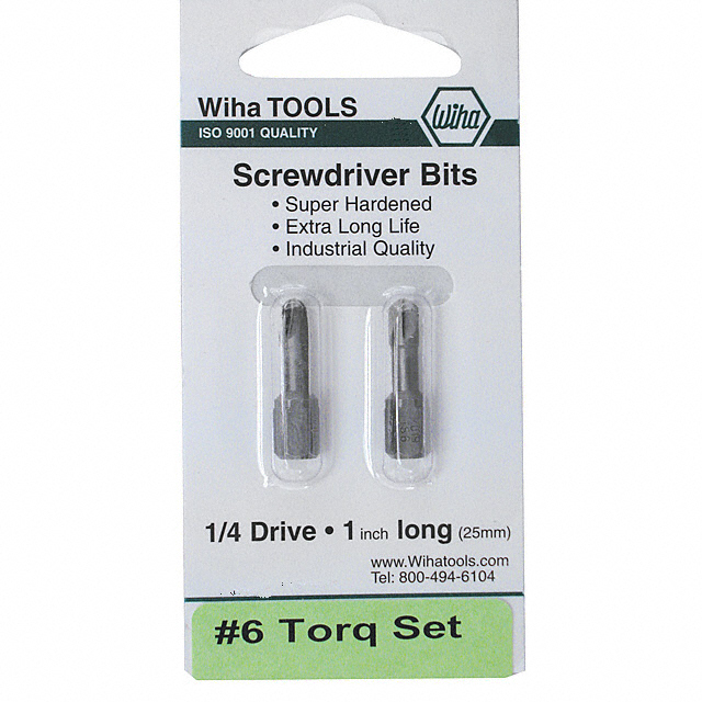 71957 Wiha                                                                    BIT TORQ-SET SZ6 0.98