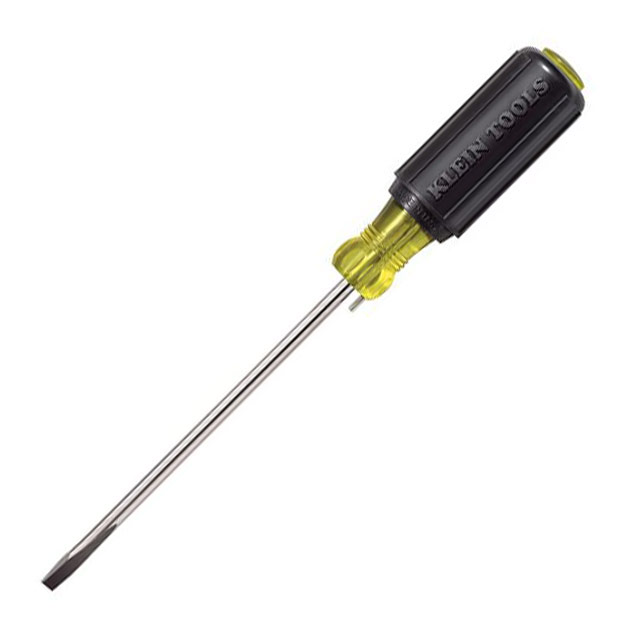 605-6B Klein Tools, Inc.                                                                    SCREWDRIVER SLOTTED 1/4