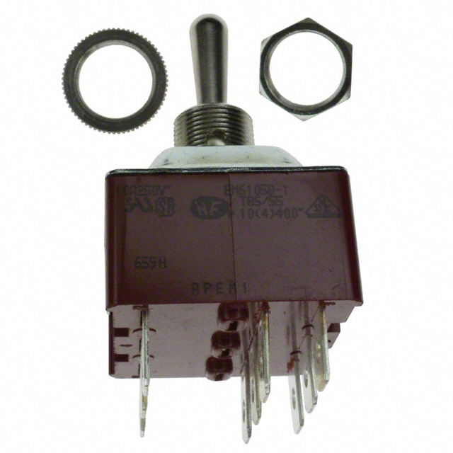 659H APEM Inc.                                                                    SWITCH TOGGLE 3PDT 10A 125V