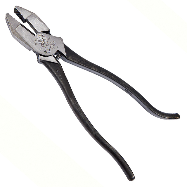 213-9ST Klein Tools, Inc.                                                                    PLIERS COMBO FLAT NOSE 9.25