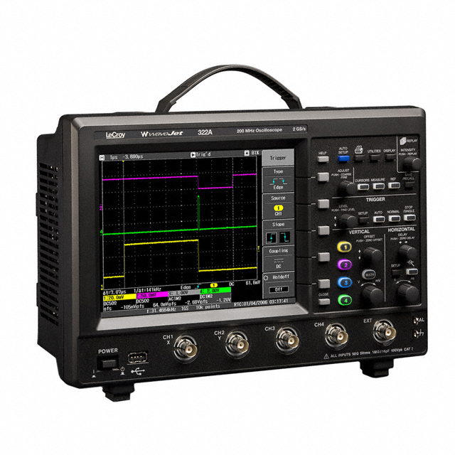 WAVEJET 322-A Teledyne LeCroy                                                                    DGTL O-SCOPE 200MHZ 2CH 2GS/S