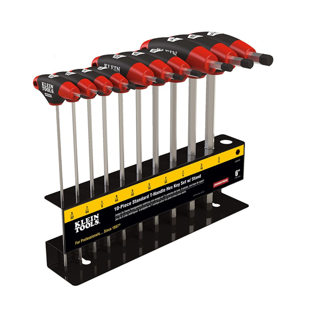 JTH610E Klein Tools, Inc.                                                                    HEX KEY SET HEX W/STAND 10PC