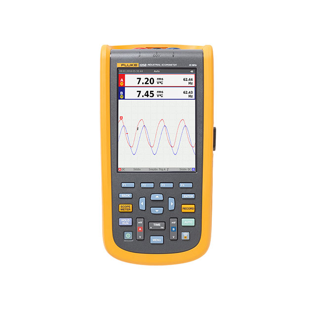 FLUKE-125B/NA/S Fluke Electronics                                                                    INDUSTRIAL SCOPEMETER 40MHZ