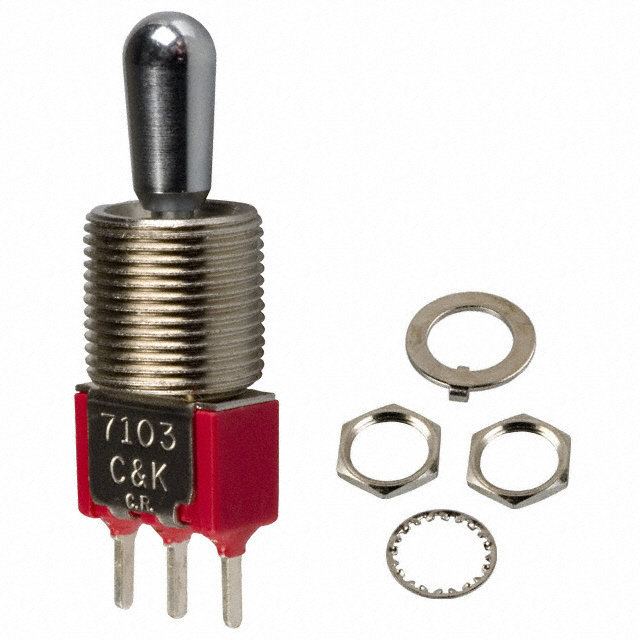 7103T1CWCQE C&K                                                                    SWITCH TOGGLE SPDT 5A 120V