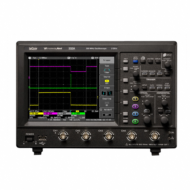 WAVEJET 332-A Teledyne LeCroy                                                                    DGTL O-SCOPE 350MHZ 2CH 2GS/S