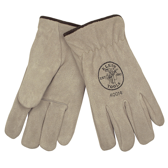 40014 Klein Tools, Inc.                                                                    LINED COWHIDE DRIVER'S GLOVES -