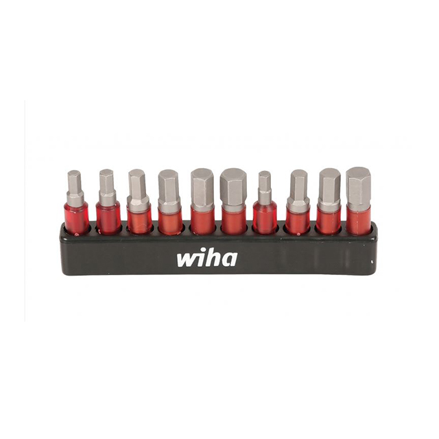 76876 Wiha                                                                    BIT SET HEX BELT PACK 10PC