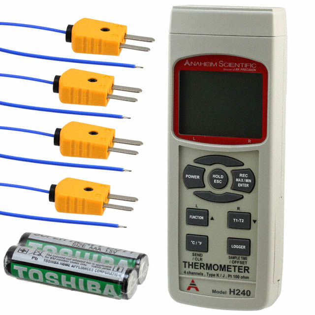 H240 Cal Test Electronics                                                                    THERMOMETER 4CH W/DATA LOGGER