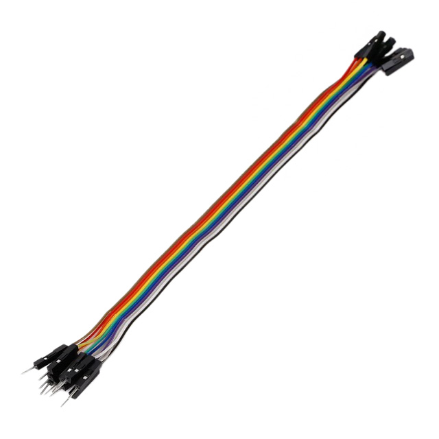 MIKROE-2308 MikroElektronika                                                                    RIBBON CBL 10-WIRE MALE/FEM 20CM