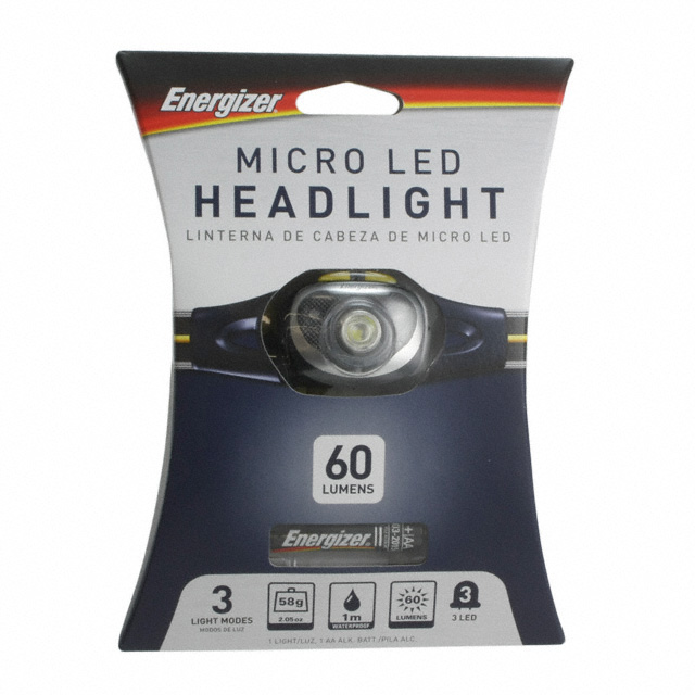 HDL1AAE Energizer Battery Company                                                                    HEADLIGHT LED 65LM AA(1)