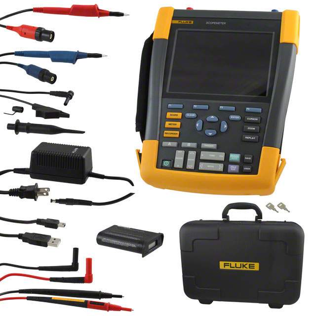 FLUKE-190-102/AM/S Fluke Electronics                                                                    SCOPEMETER 2CH 100MHZ COLOR SCC