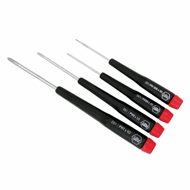 26194 Wiha                                                                    SCREWDRIVER SET PHILLIPS 4PC