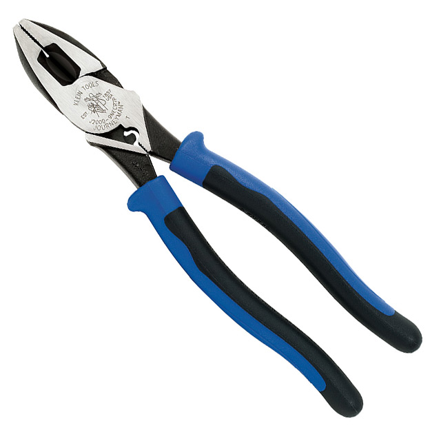 J2000-9NECRTP Klein Tools, Inc.                                                                    PLIERS COMBO FLAT NOSE 9.5