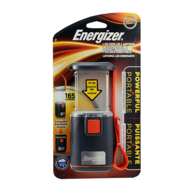 ENFPU41E Energizer Battery Company                                                                    LANTERN LED 150LM AA(4)